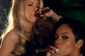 Why hot video of Shakira and Rihanna is trending today?
