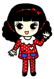 Hasil gambar untuk freebies doodle kawaii girl