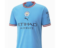 Image of Manchester City 2022/23 season home jersey