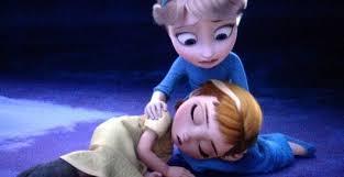 Image result for young anna and elsa