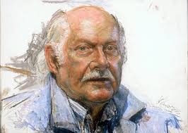 Life Portrait of Gerd Koch. Dry pastel over pen &amp; ink over 23&quot; by 30&quot; inch 300lb paper - life-portrait-gerd-koch-dry-pastel-ovr-pen_ink-ove-20-by-30-inch-papr