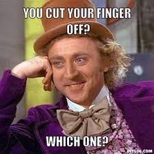 Brain Post: If You Had to Cut Off One Finger, Which One Should You ... via Relatably.com