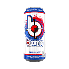 Bang Star Blast Energy Drink with Super Creatine, 16 oz Can ...