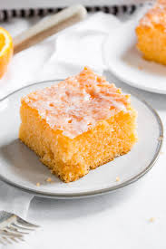 Orange Jello Cake - Oh Sweet Basil