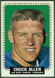 Chuck Allen 1964 Topps football card. Want to use this image? See the About page. - Chuck_Allen