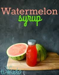 Homemade Watermelon Syrup Recipe | Tikkido.com