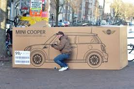 Resultado de imagem para carros feito de caixa de papelao