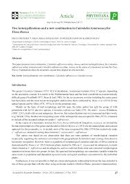 (PDF) Two lectotypifications and a new combination in Calendula ...