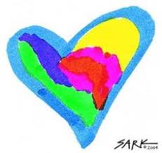 Image result for sark susan ariel rainbow kennedy heart