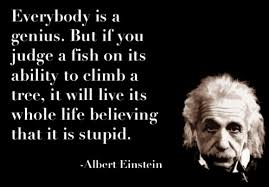 Einstein Everybody Is A Genius Quotes. QuotesGram via Relatably.com