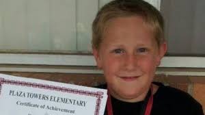 Kyle Davis is the second of seven students identified who died at Plaza Towers Elementary after a monster tornado demolished the school and everything else ... - kyledavis