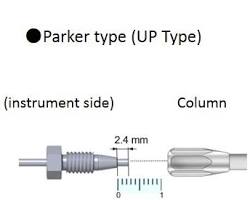 Image of HPLC end fitting