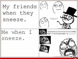 sneezing meme | stubborn thoughts via Relatably.com