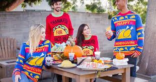 Taco Bell offering holiday sweaters and a Thanksgiving recipe ...
