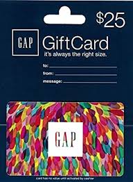 Gap $25 Gift Card : Gift Cards - Amazon.com