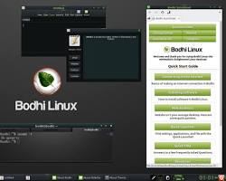 Image of Bodhi Linux operating system
