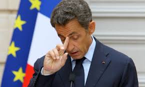 French president Nicolas Sarkozy making a speech confirming that French aid worker Michel Germaneau was killed. Photograph: Jacques Brinon/AP - Nicolas-Sarkozy-006