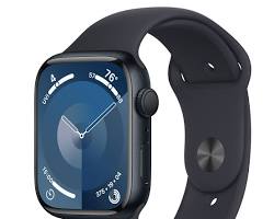Apple Watch Series 9 GPS 45mm Midnight Aluminium Case with Midnight Sport Band S/M