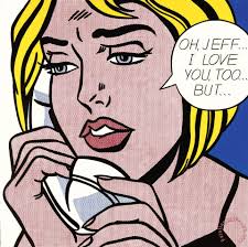 Oh Jeff I Love You Too But 1964 painting - Roy Lichtenstein Oh Jeff I Love - oh_jeff_i_love_you_too_but_1964