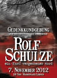 Gedenkkundgebung für Rolf Schulze | Inforiot - rolf_schulze_gedenken
