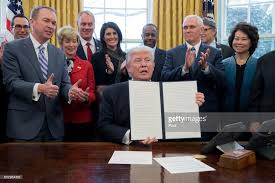 Image result for trump oval office with full cabinet pics