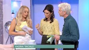 Phillip Schofield learns about the vagina facial Celebrity News.