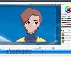 Image of Pencil2D animation software
