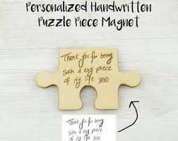 Puzzle Piece Magnet | Etsy