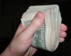 Image result for carrying lots of money