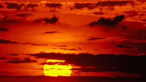 Image result for image of orange sunset
