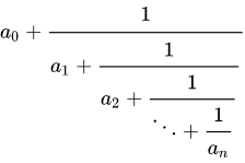 Continued fraction - Wikipedia