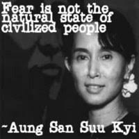 Aung San Suu Kyi Quote - Human Rights Icon (2849198) - Fanpop via Relatably.com