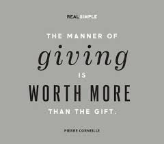 The Gift Of Giving Quotes. QuotesGram via Relatably.com