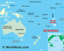 Gambar Cook Islands location