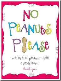 Image result for peanut free poster