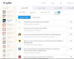 Image of Buffer social media management tool