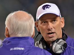 K-State&#39;s associate head coach Sean Snyder talks with head coach Bill Snyder Courtesy of Scott D. Weaver/K-State Athletics - Screen_Shot_2013-02-21_at_11.37.37_AM