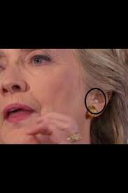 Image result for hillary ear piece