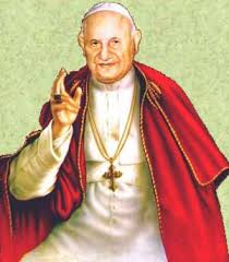 Imagini pentru Papa Giovanni XXIII prega il Rosario