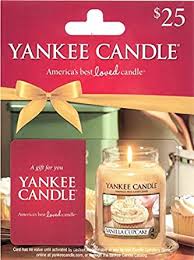 Yankee Candle Gift Card $25 : Gift Cards - Amazon.com