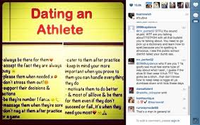 Athlete Instagrams Ridiculous List Of Rules For Dating An Athlete via Relatably.com
