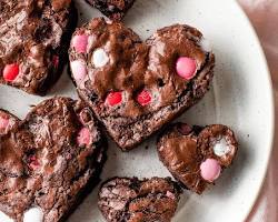 Image of HeartShaped Brownies