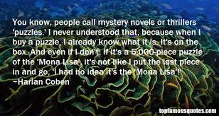 Mystery Novels Quotes: best 5 quotes about Mystery Novels via Relatably.com