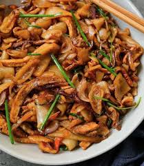 Stir-Fried Ho Fan or Ho Fun (Flat Rice Noodles) - The Foodie Takes ...