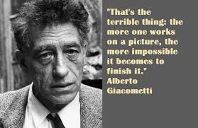 Alberto Giacometti Quotes. QuotesGram via Relatably.com
