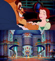 Image result for beauty and the beast library