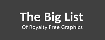 The Big List of royalty free graphics