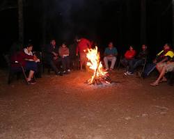 Image of Bonfire at Dandeli camp