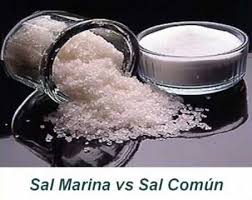 Resultado de imagen para sal marina vs sal comun