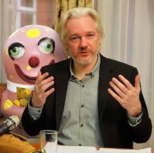 Image result for assange + images